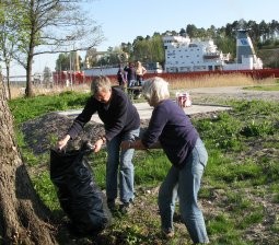 Medan båtarna går förbi....